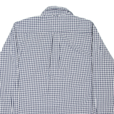 TOMMY HILFIGER Mens Shirt Blue Gingham Long Sleeve S