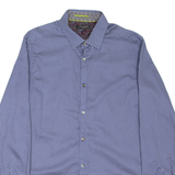 TED BAKER Mens Shirt Blue Long Sleeve M
