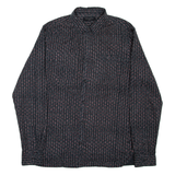 ALL SAINTS Mens Shirt Black Long Sleeve M