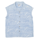 VANS Womens Shirt Blue Floral L