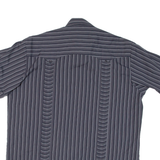 ANNABRISKA Mens Shirt Black Striped M