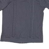 ANNABRISKA Mens Shirt Black Striped M