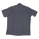 ANNABRISKA Mens Shirt Black Striped M