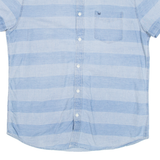WRANGLER Mens Shirt Blue Striped XL
