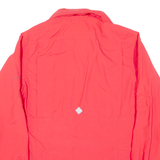 COLUMBIA Womens Plain Shirt Pink Long Sleeve S