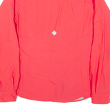 COLUMBIA Womens Plain Shirt Pink Long Sleeve S
