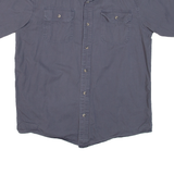 WRANGLER Mens Plain Shirt Grey M