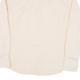BOSS Slim Fit Mens Plain Shirt Beige Long Sleeve L