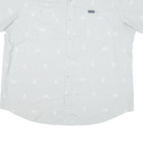 COLUMBIA Animals Mens Shirt Grey 2XL