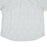 COLUMBIA Animals Mens Shirt Grey 2XL