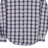 GAP Mens Shirt Blue Check Long Sleeve S