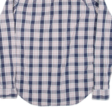 GAP Mens Shirt Blue Check Long Sleeve S