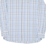 TOMMY HILFIGER Mens Shirt Blue Check Long Sleeve S