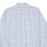 TOMMY HILFIGER Mens Shirt Blue Check Long Sleeve S