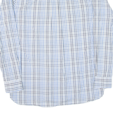 TOMMY HILFIGER Mens Shirt Blue Check Long Sleeve S