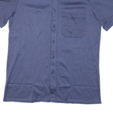 RENATO CAVALLI Mens Plain Shirt Blue M