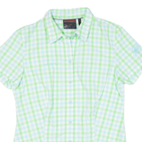 MAMMUT Womens Shirt Green Check S