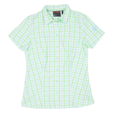 MAMMUT Womens Shirt Green Check S
