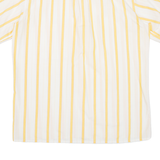 Mens Shirt Yellow Striped S