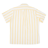 Mens Shirt Yellow Striped S