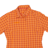 MAMMUT Womens Shirt Orange Check S