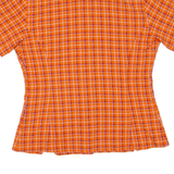 MAMMUT Womens Shirt Orange Check S