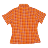 MAMMUT Womens Shirt Orange Check S