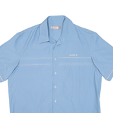 BLEND OF AMERICA Mens Plain Shirt Blue XL