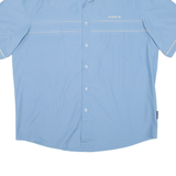 BLEND OF AMERICA Mens Plain Shirt Blue XL