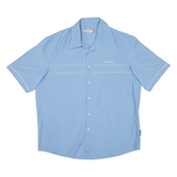 BLEND OF AMERICA Mens Plain Shirt Blue XL