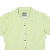 JACK WOLFSKIN Womens Shirt Green Check UK 12