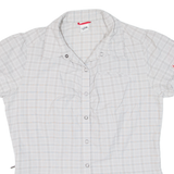 THE NORTH FACE Womens Shirt Grey Check S