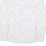 TOMMY HILFIGER Slim Fit Anchor Womens Shirt White Long Sleeve UK 8