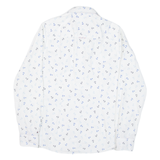 TOMMY HILFIGER Slim Fit Anchor Womens Shirt White Long Sleeve UK 8