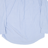 TOMMY HILFIGER Mens Plain Shirt Blue Long Sleeve L