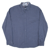 JOOP Mens Plain Shirt Blue Long Sleeve L