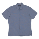 BANANA REPUBLIC Mens Plain Shirt Blue M