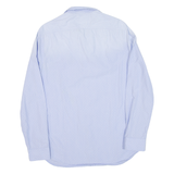 GUESS Slim Fit Mens Shirt Blue Spotted Long Sleeve L