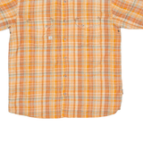 MCKINLEY Sun Protection Mens Shirt Orange Check XL