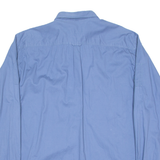 WALBUSCH Outdoors Mens Plain Shirt Blue Long Sleeve XL