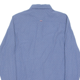 TOMMY HILFIGER Mens Shirt Blue Check Long Sleeve M