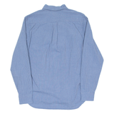 LEVI'S Mens Shirt Blue Striped Long Sleeve S