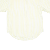 Mens Shirt White 90s Striped L