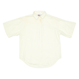 Mens Shirt White 90s Striped L