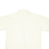 Mens Shirt White 90s Striped L