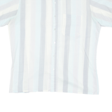 JEAN RIVE Mens Shirt Blue 90s Striped M