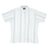 JEAN RIVE Mens Shirt Blue 90s Striped M