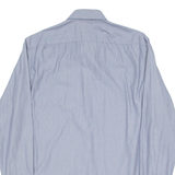 HUGO BOSS Mens Shirt Blue Striped Long Sleeve M
