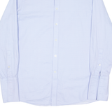 MICHAEL KORS Mens Plain Shirt Blue Long Sleeve M