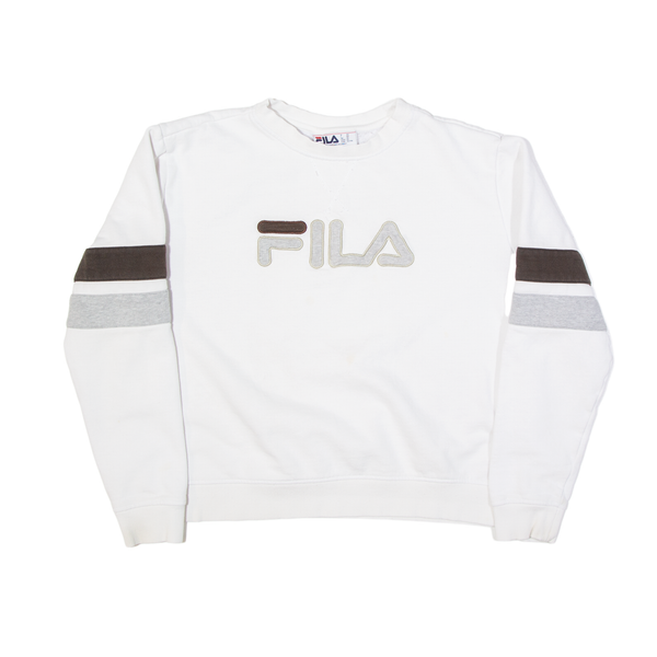 FILA Sweatshirt White Womens XL